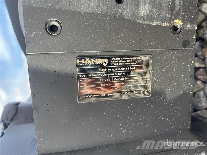  Haener HSA-MS08-M-6.8-50-A Swing Drive (Unused) مكونات أخرى