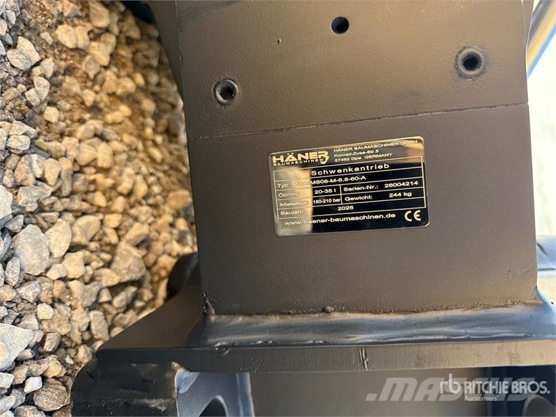 Haener HSA-MS08-M-6.8-60-A swing drive (Unused) Други компоненти