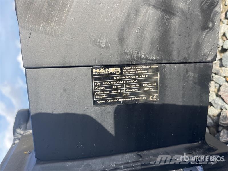  Haener HSA-MS08-M-8.12-60-A Swing Drive (Unused) مكونات أخرى