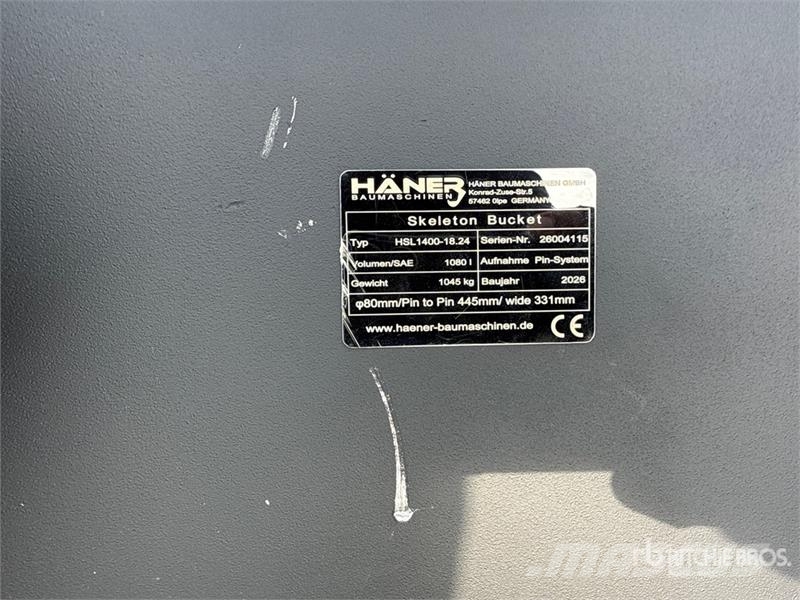 Haener HSL1400-18-24 Sorting Excavator Bucket (Unu Kovalar