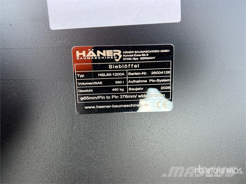 Haener HSL65-1200A Sorting Excavator Bucket (Unuse Žlice