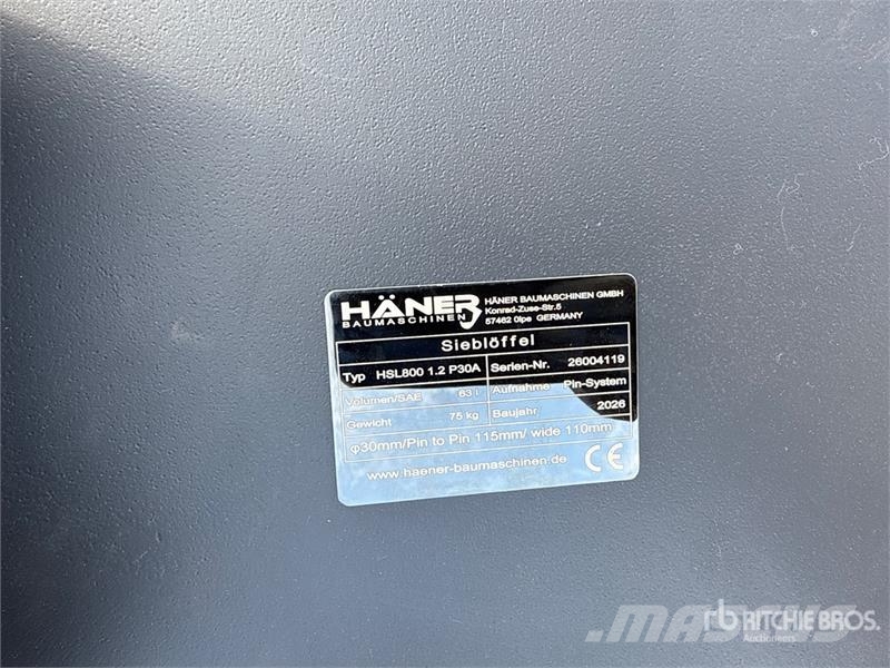 Haener HSL800 1.2 P30A Sorting Excavator Bucket (U Kovalar