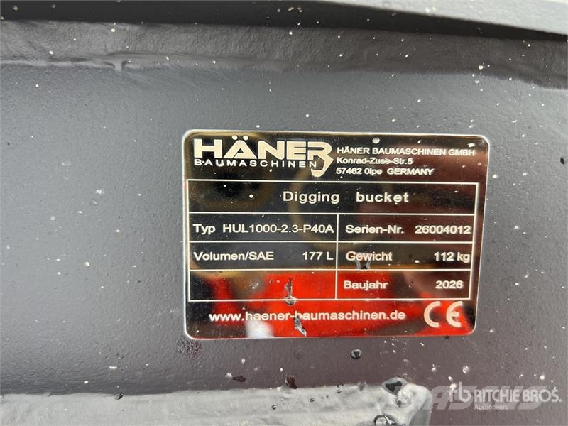  Haener HUL1000-2.3-P40A Universal Excavator Bucket دلاء