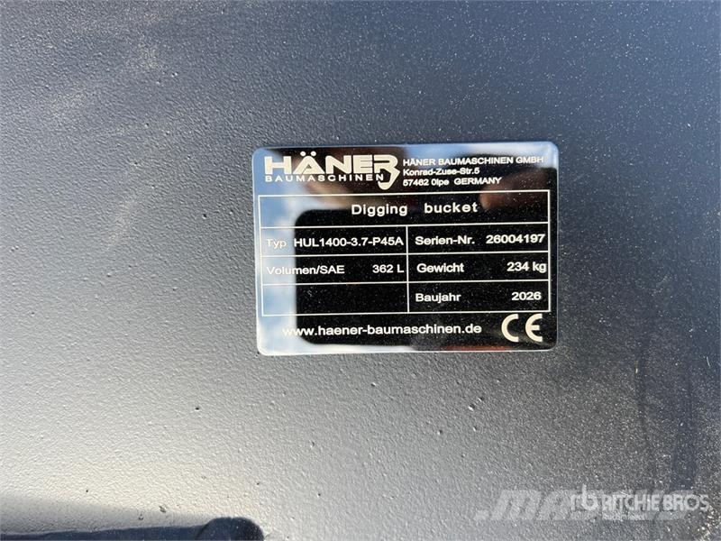 Haener HUL1400-3.7-P45A Universal Excavator Bucket Kovalar