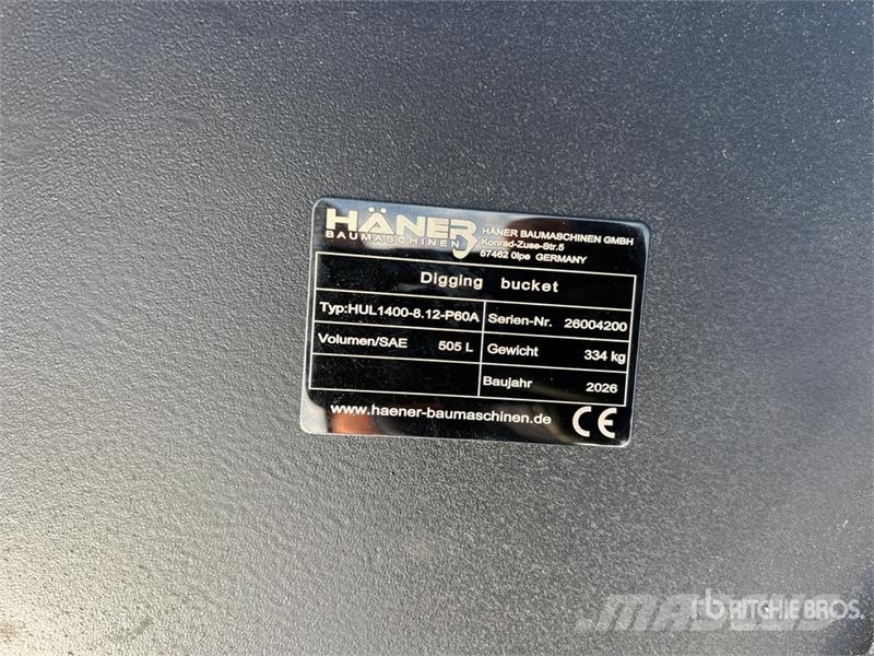  Haener HUL1400-8.12-P60A Universal Excavator Bucke Kovalar