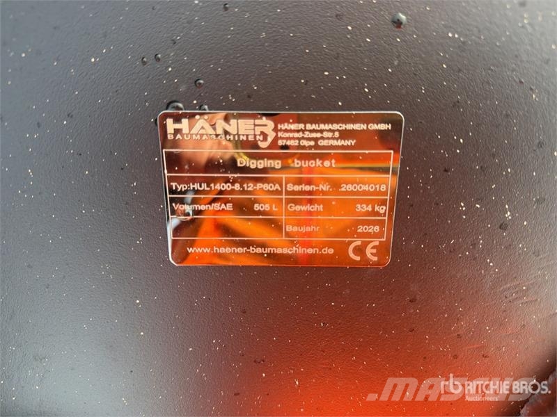  Haener HUL1400-8.12-P60A 1400 mm Digging Excavator دلاء