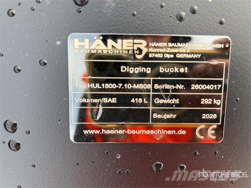  Haener HUL1500-7.10-MS08 Universal Excavator Bucke دلاء