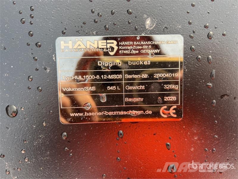 Haener HUL1500-8.12-MS08 1500 mm Digging Excavator Godet