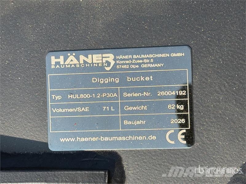  Haener HUL800-1.2-P30A Universal Excavator Bucket  دلاء