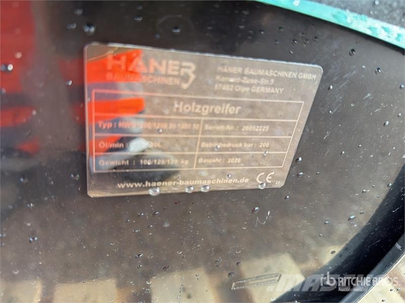  Haener HWG1200.30 Log Grapple (Unused) Cupe forestiere