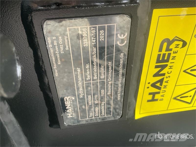  Haener HX1000 Hydraulic Breaker (Unused) Hammer / Brecher