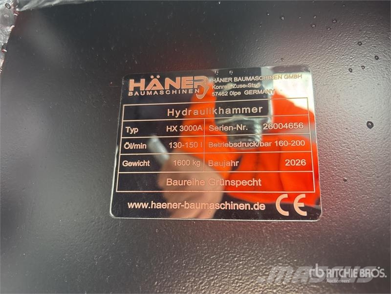 Haener HX3000A Hydraulic Breaker (Unused) 破碎锤