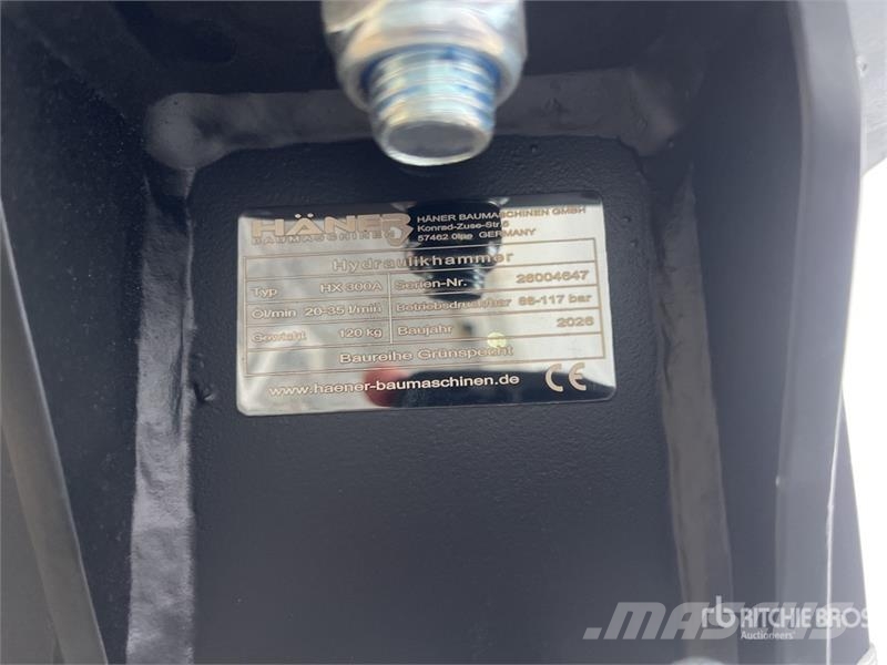 Haener HX300A Hydraulic Breaker (Unused) Hydraulik / Trykluft hammere