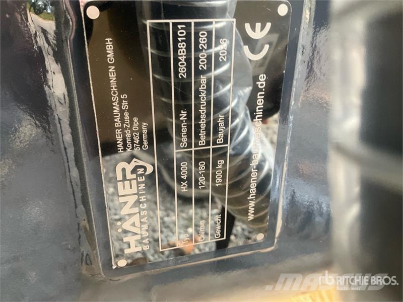  Haener HX4000 Hydraulic Breaker (Unused) Hammer / Brecher