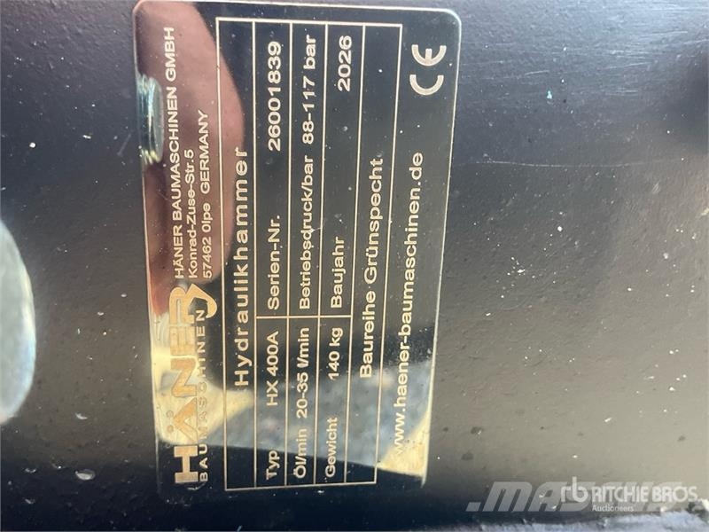 Haener HX400A Hydraulic Breaker (Unused) Marteau hydraulique