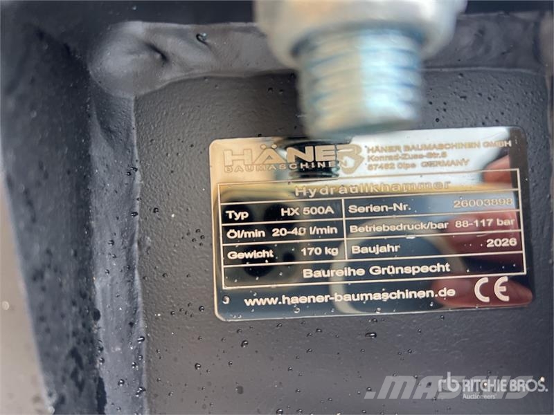 Haener HX500A Hydraulic Breaker (Unused) Bourací kladiva / Sbíječky