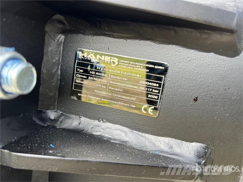  Haener HX600SA Hydraulic Breaker (Unused) Kladiva