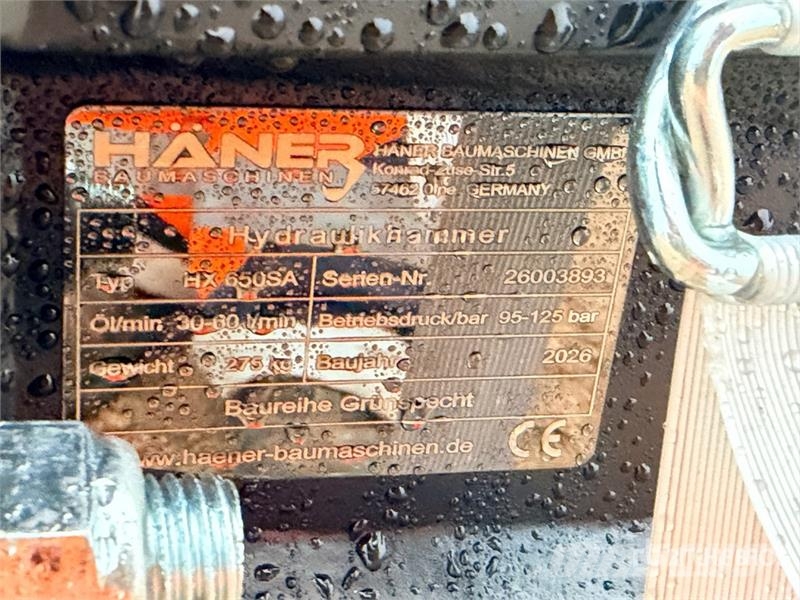 Haener HX650SA Hydraulic Breaker (Unused) Bourací kladiva / Sbíječky