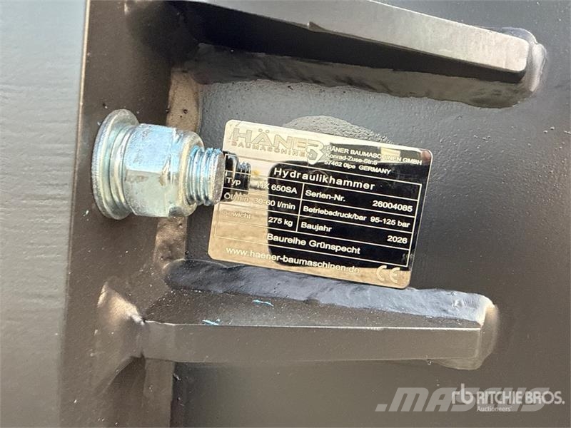 Haener HX650SA Hydraulic Breaker (Unused) Чукове/Раздробители