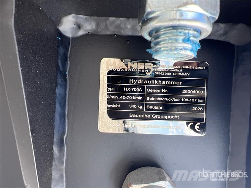 Haener HX700A Hydraulic Breaker (Unused) Marteau hydraulique