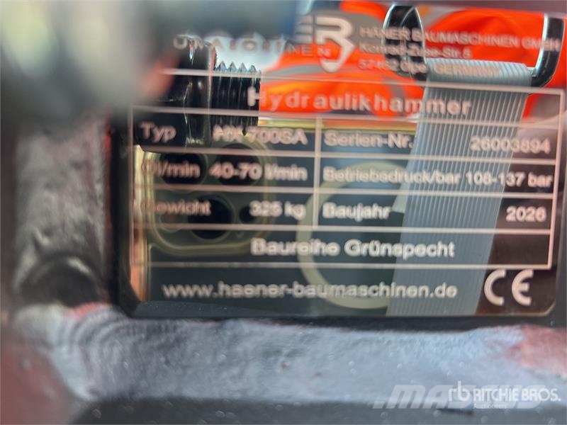  Haener HX700SA Hydraulic Breaker (Unused) مطارق / كسارات