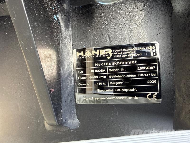  Haener HX800SA Hydraulic Breaker (Unused) Hidrolik kırıcılar