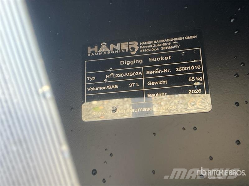  Haener Package Excavator Bucket (Unused) دلاء