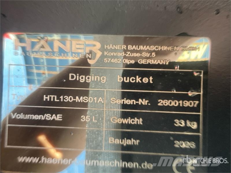  Haener Package Excavator Bucket (Unused) دلاء