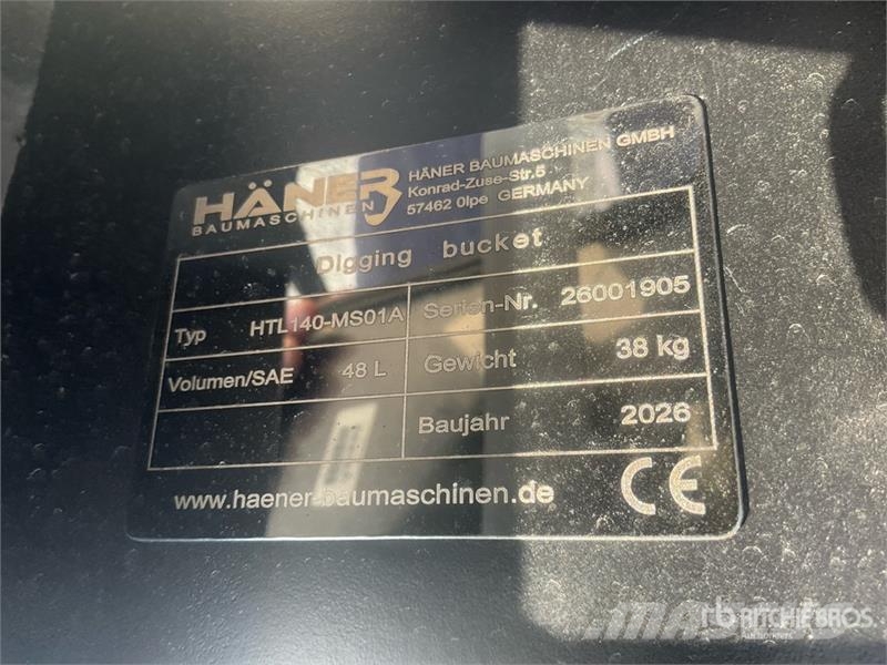  Haener Package Excavator Bucket (Unused) دلاء
