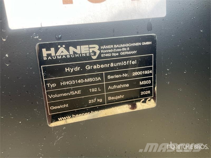  Haener Package Excavator Bucket (Unused) دلاء