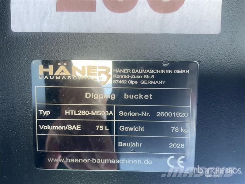 Haener Package Excavator Bucket (Unused) Kašike / Korpe
