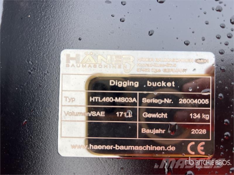  Haener Package of Excavator Bucket (Unused) Benne