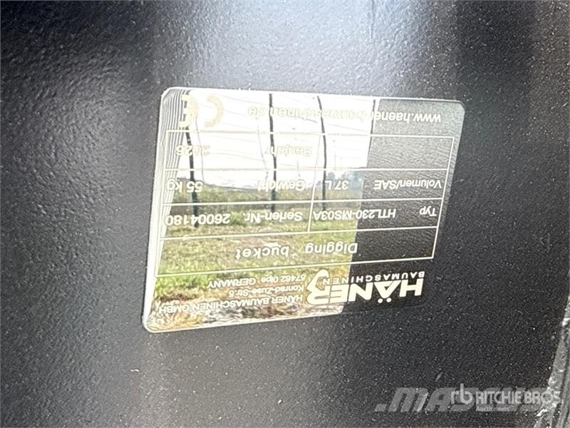 Haener Package of Excavator Bucket (Unused) Kovalar