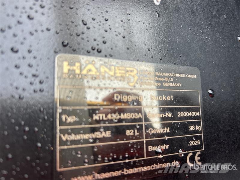  Haener Package of Excavator Bucket (Unused) Benne