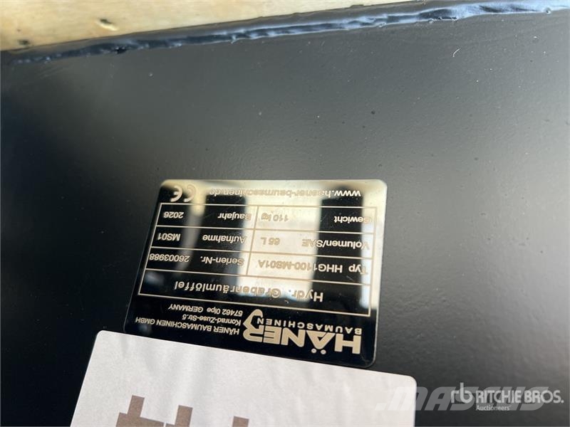  Haener Package of Excavator Bucket (Unused) Benne