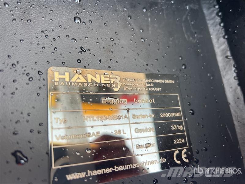 Haener Package of Excavator Bucket (Unused) Benne
