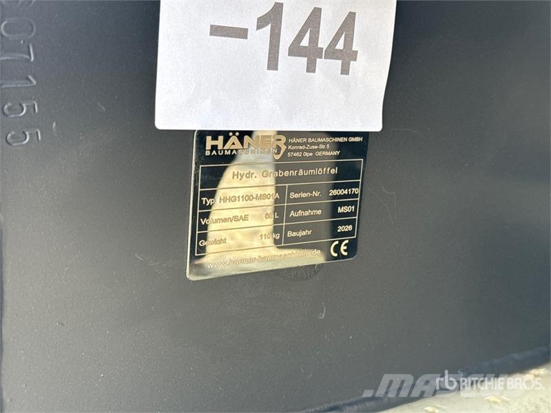 Haener Package of Excavator Bucket (Unused) Kovalar