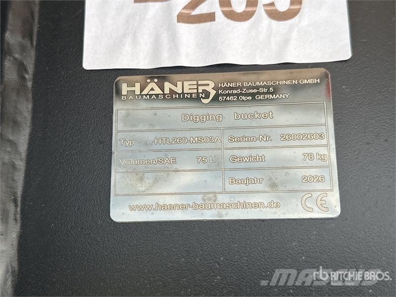 Haener Qte De Godets (Non Utilise) Qty Of Excavato Godet