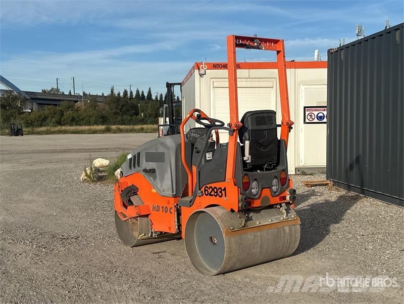 Hamm HD10CVV Compacteur Vibrant Tandem Double Drum Roll مداحل ثنائية الاسطوانة