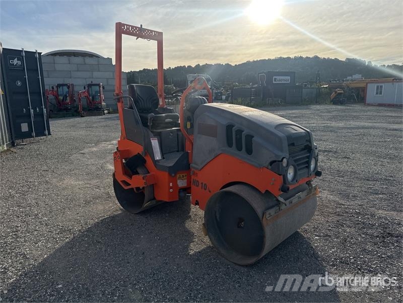 Hamm HD10CVV Compacteur Vibrant Tandem Double Drum Roll مداحل ثنائية الاسطوانة