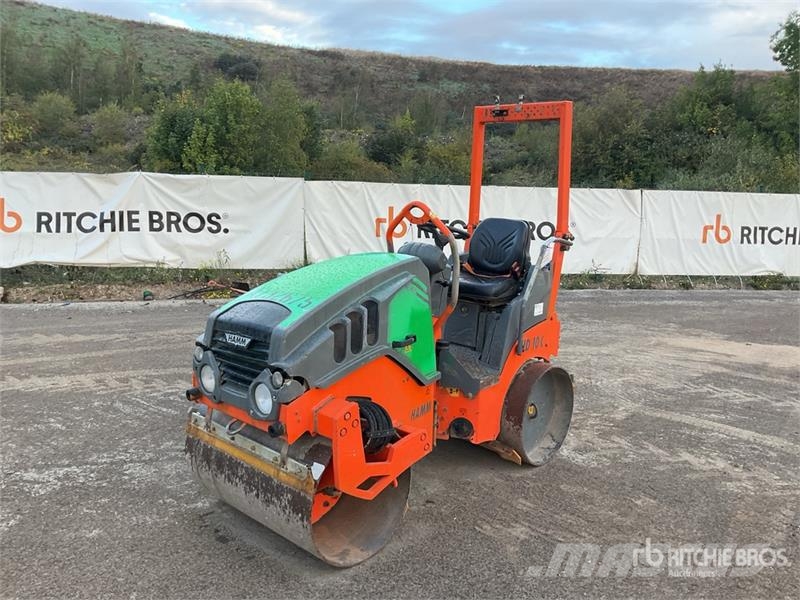 Hamm HD10CVV Double Drum Roller Twin drum rollers