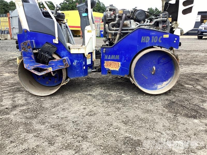 Hamm HD10CVV Double Drum Roller Twin drum rollers