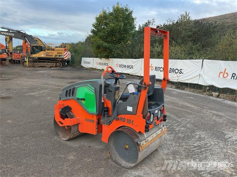 Hamm HD10CVV Double Drum Roller Twin drum rollers