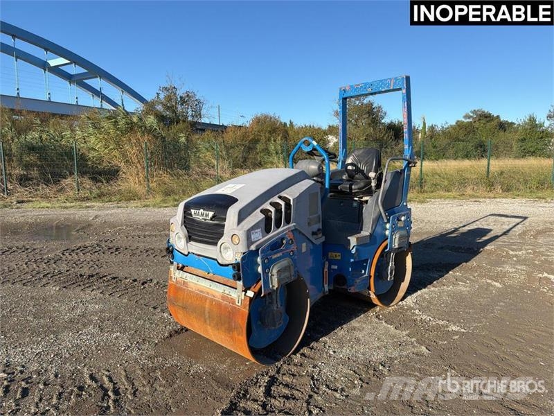 Hamm HD10VV Compacteur Vibrant Tandem Double Drum Rolle Rulli a doppio tamburo