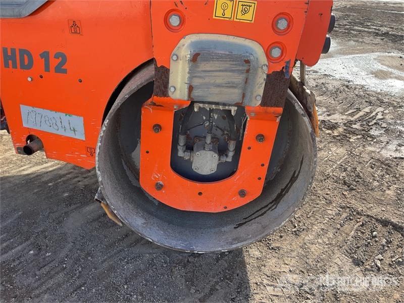 Hamm HD12 Double Drum Roller Divvalču grunts veltņi