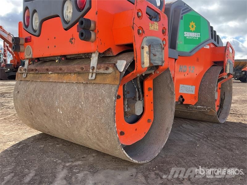 Hamm HD12 Double Drum Roller Divvalču grunts veltņi