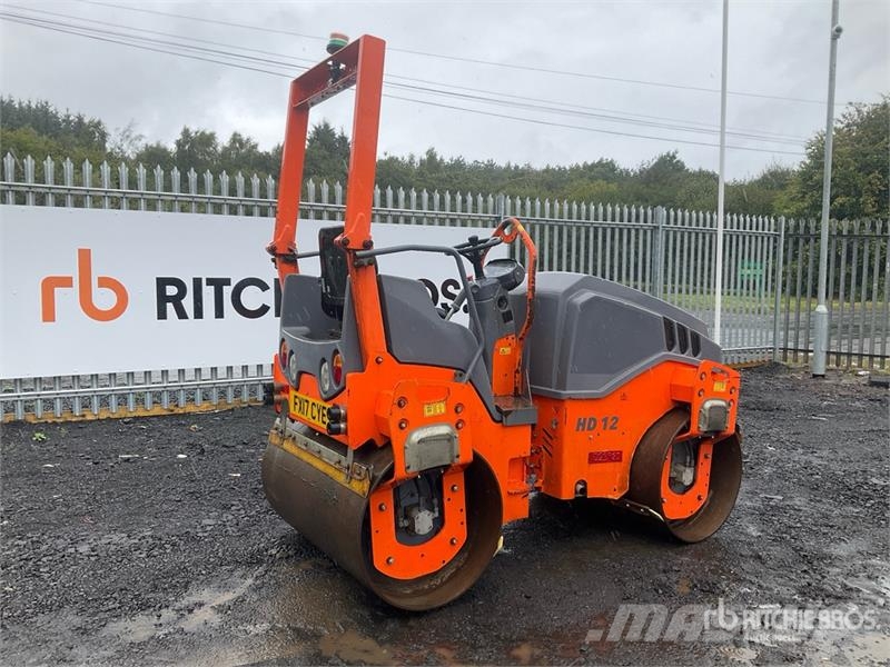 Hamm HD12VV Double Drum Roller Rouleaux tandem