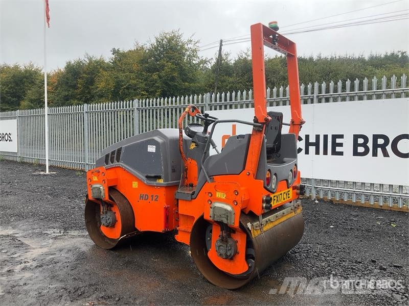 Hamm HD12VV Double Drum Roller Rouleaux tandem