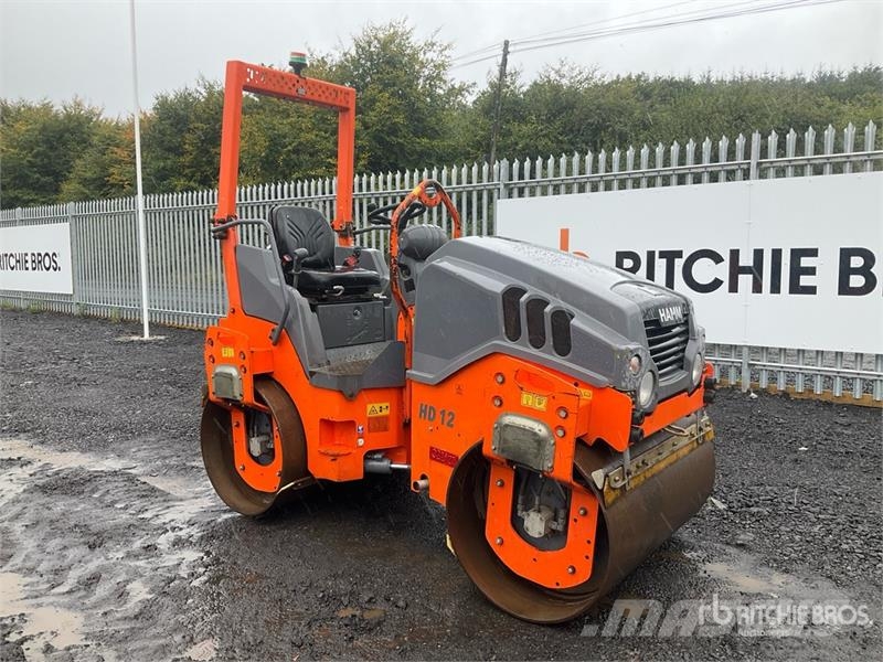 Hamm HD12VV Double Drum Roller Rouleaux tandem