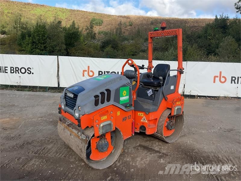 Hamm HD12VV Double Drum Roller Twin drum rollers